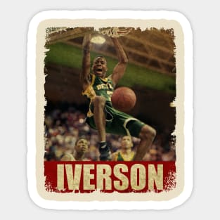 Allen Iverson - NEW RETRO STYLE Sticker